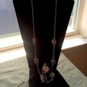 Princess Pocket Watch Necklace